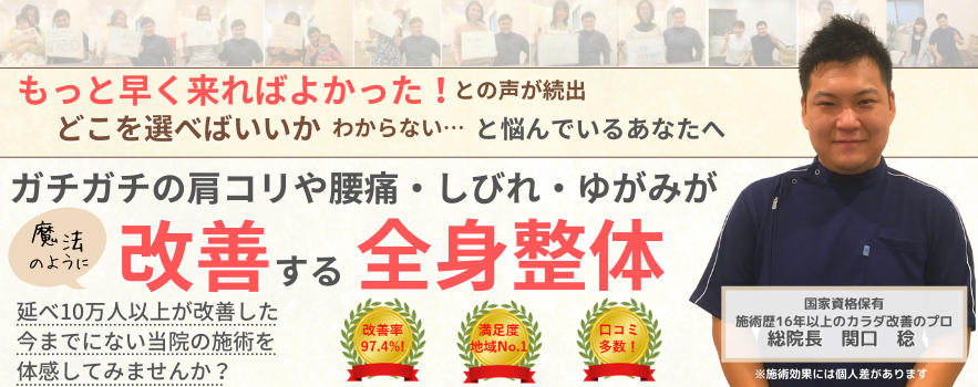 江戸川区で整体をお探しなら改善率90%以上の葛西にある整骨院鍼灸院ひかりへ